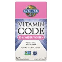 Garden of Life 生命花园, Vitamin Code, 50岁+ 女性综合维生素, 120 素食胶囊.